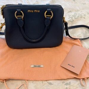 Miu Miu Dark Blue Crossbody Bag